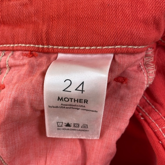 Brand new mother jeans red size 24 - Picture 4 of 5